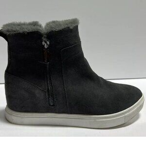 Blondo Women's Glade Waterproof Boot Gray Suede, Size 9M